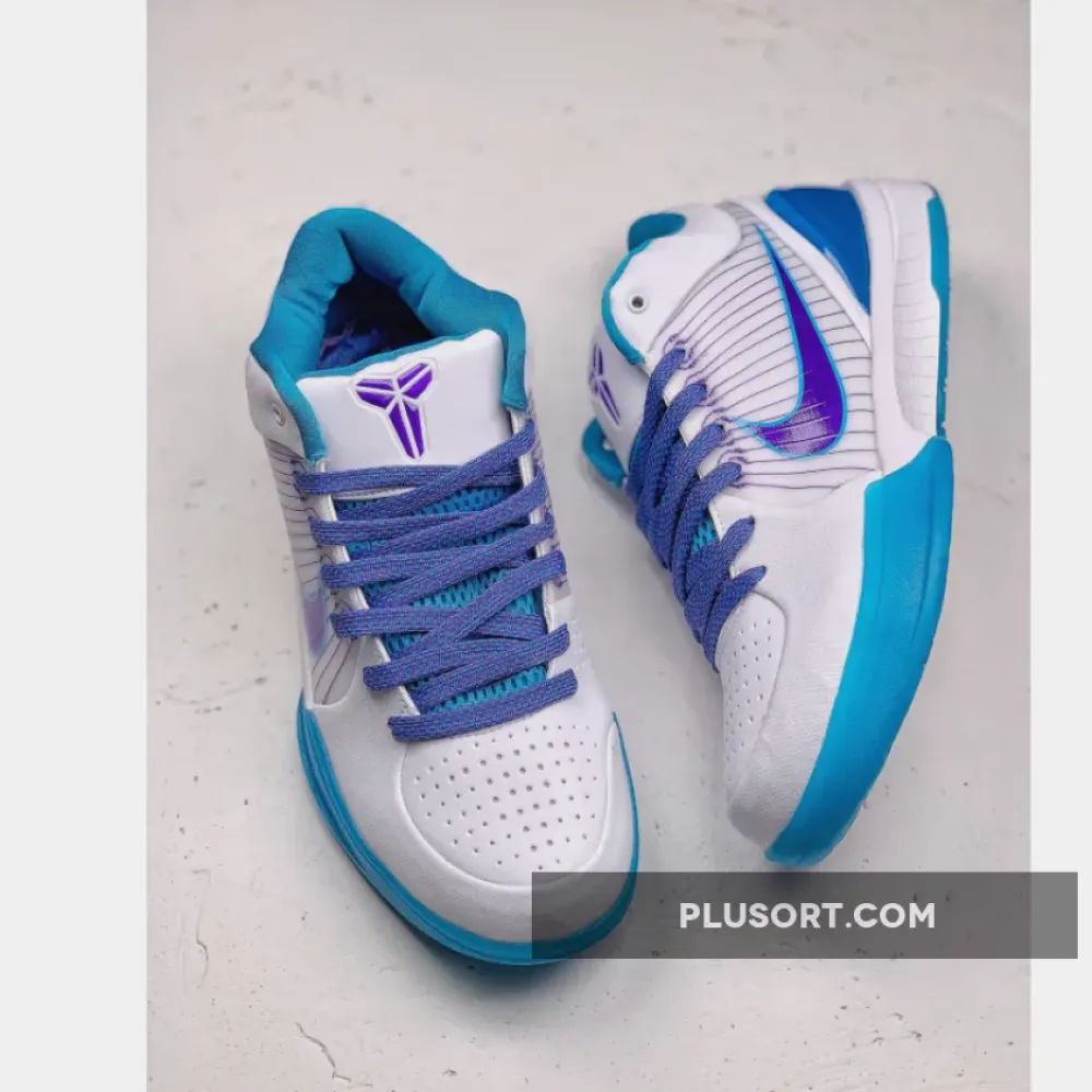Nike Zoom Kobe 4 Protro “Draft Day” White/Orion Blue-Varsity Purple AV6339-100