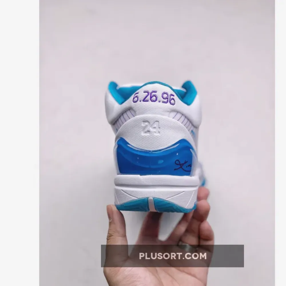 Nike Zoom Kobe 4 Protro “Draft Day” White/Orion Blue-Varsity Purple AV6339-100