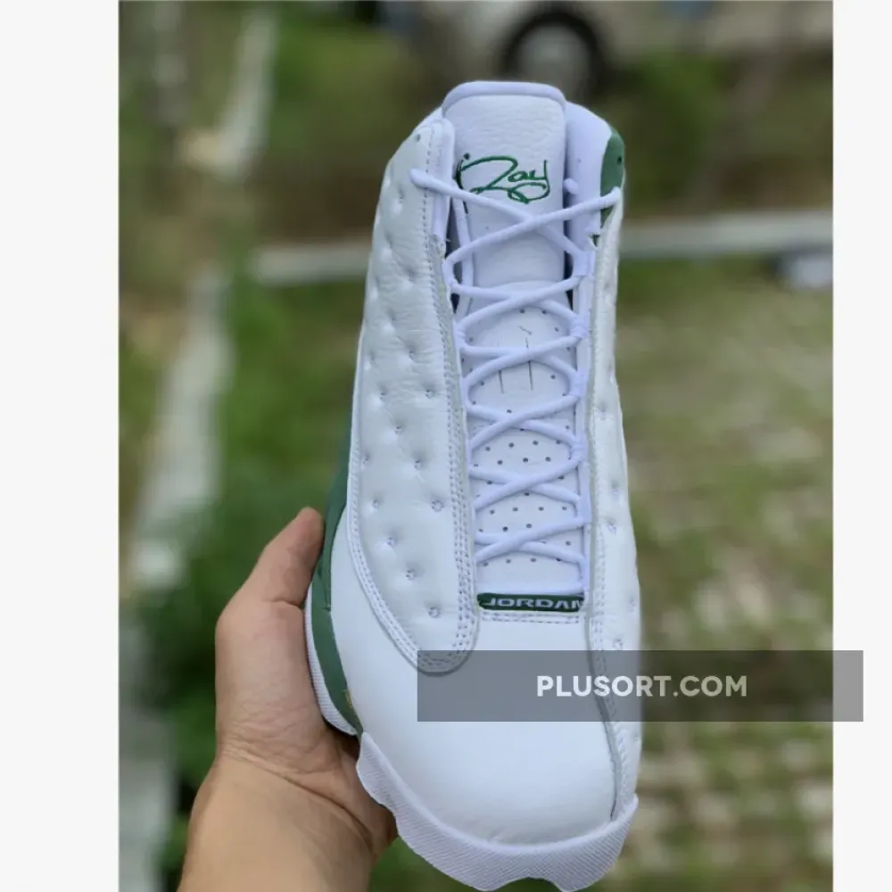 Air Jordan 13 Retro Ray Allen PE White Green 414571-125