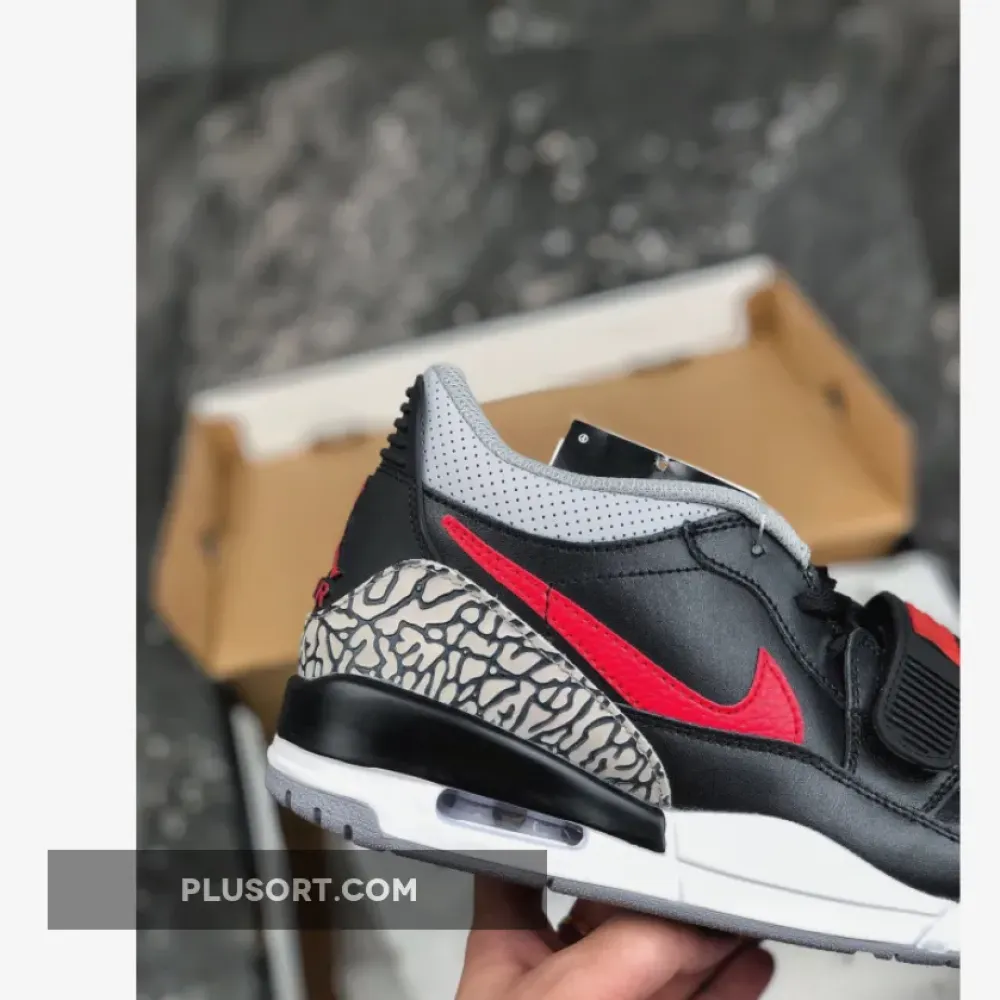 Jordan Legacy 312 Low “Bred Cement”  CD7069-006