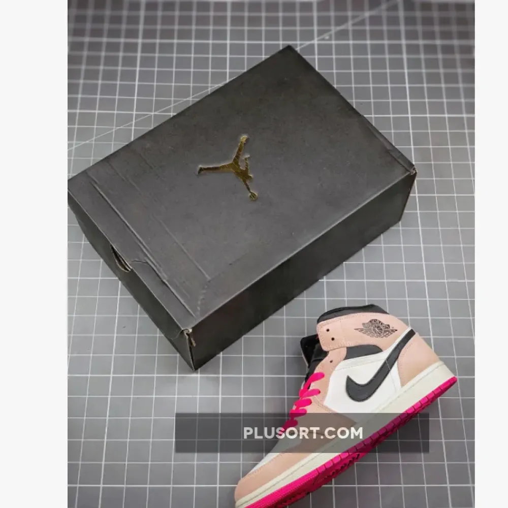 Air Jordan 1 Mid SE Crimson Tint/Hyper Pink 852542-801