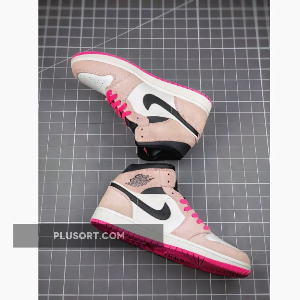Air Jordan 1 Mid SE Crimson Tint/Hyper Pink 852542-801
