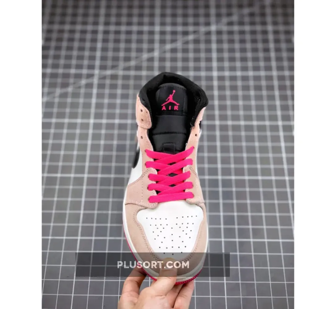 Air Jordan 1 Mid SE Crimson Tint/Hyper Pink 852542-801