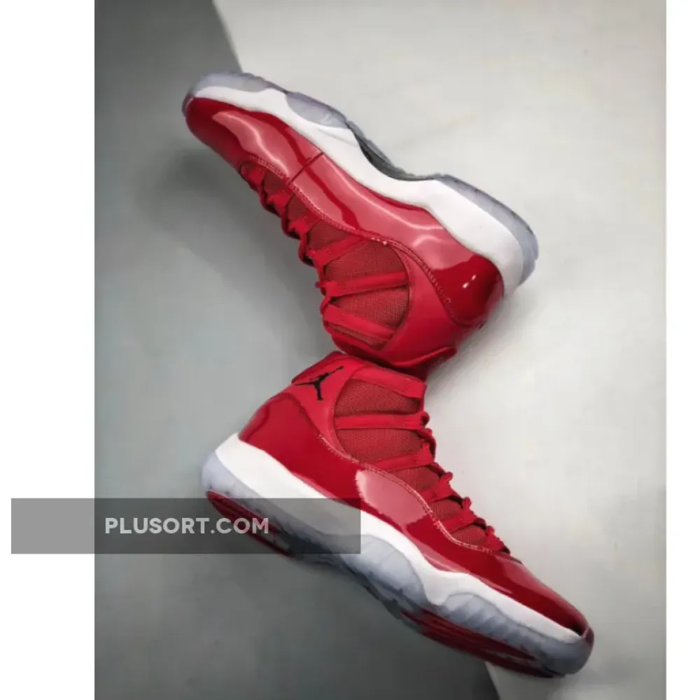 Air Jordan 11 “Win Like 96” Gym Red/White-Black 378037-623