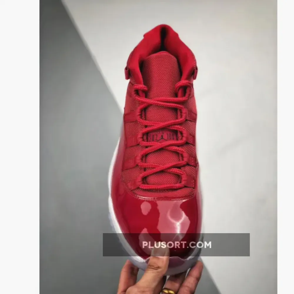 Air Jordan 11 “Win Like 96” Gym Red/White-Black 378037-623