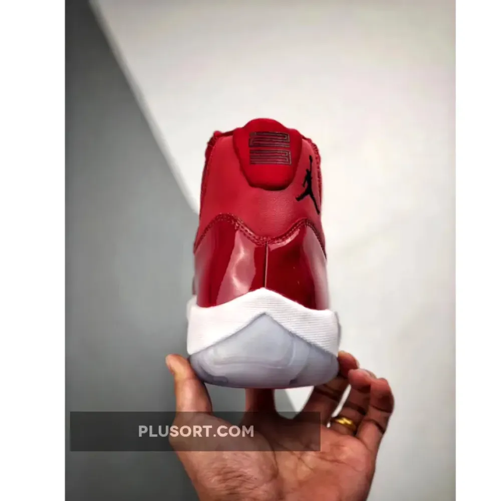 Air Jordan 11 “Win Like 96” Gym Red/White-Black 378037-623