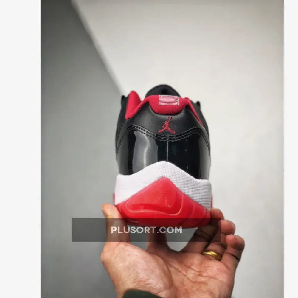 Air Jordan 11 Retro Low ‘Bred’ Black/True Red-White 528895-012
