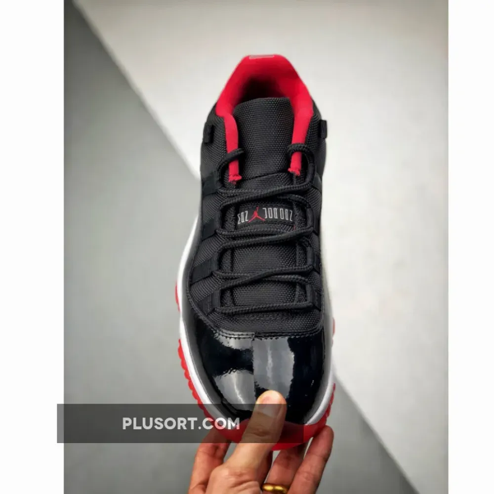 Air Jordan 11 Retro Low ‘Bred’ Black/True Red-White 528895-012