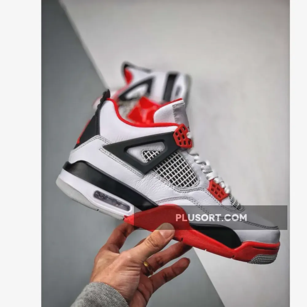 Air Jordan 4 Retro “Fire Red” White/Varsity Red-Black  308497-110