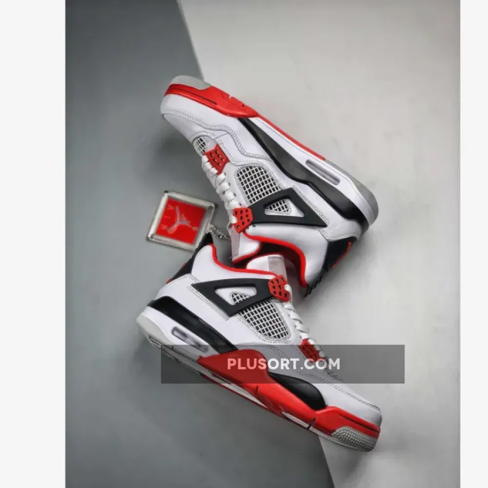 Air Jordan 4 Retro “Fire Red” White/Varsity Red-Black  308497-110