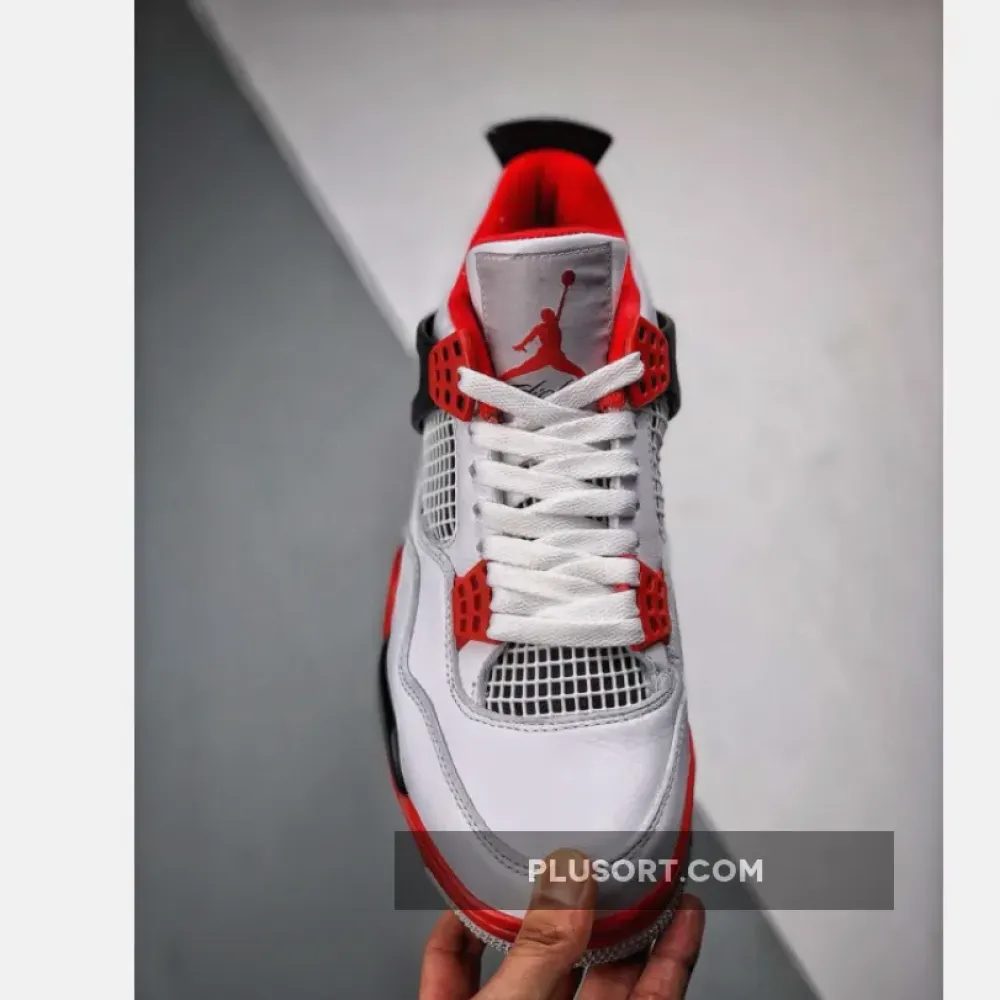 Air Jordan 4 Retro “Fire Red” White/Varsity Red-Black  308497-110