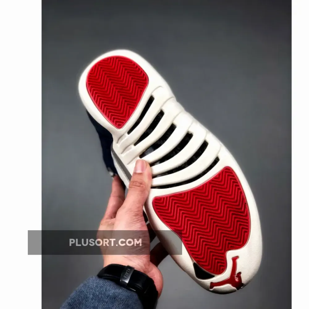 Air Jordan 12 “International Flight” College Navy/Sail-University Red BV8016-445