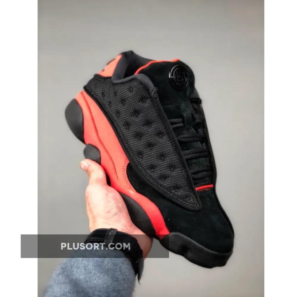 Clot x Air Jordan 13 Low Black/Infrared 23  AT3102-006
