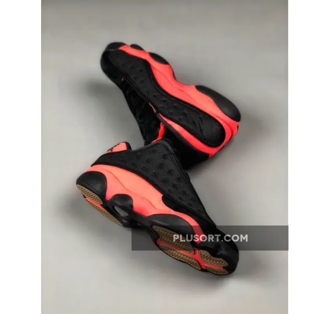 Clot x Air Jordan 13 Low Black/Infrared 23  AT3102-006