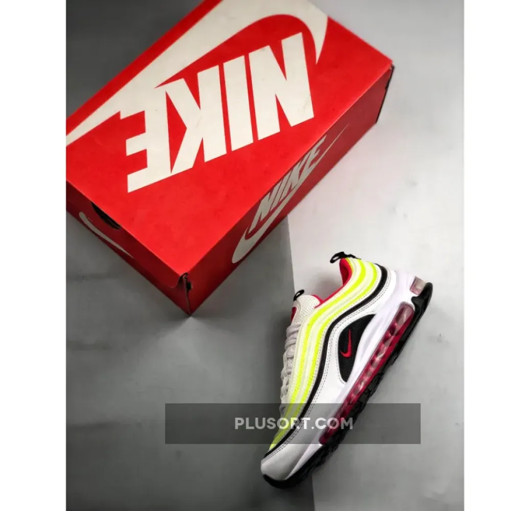 Nike WMNS Air Max 97 White/Rush Pink-Black-Volt CI9871-100