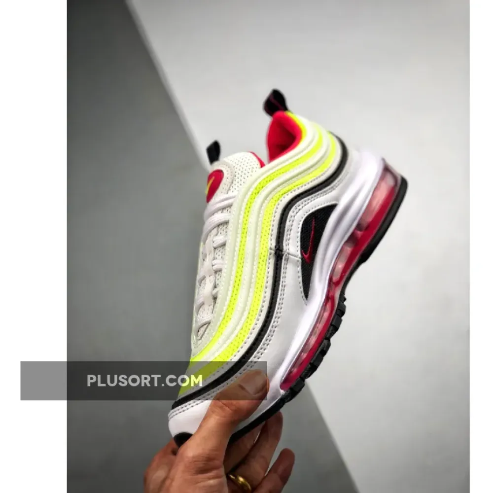 Nike WMNS Air Max 97 White/Rush Pink-Black-Volt CI9871-100