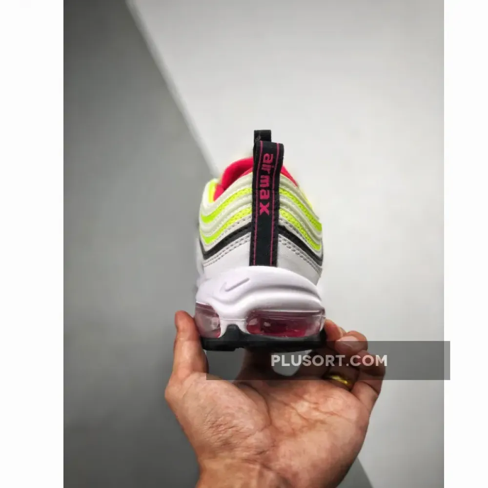 Nike WMNS Air Max 97 White/Rush Pink-Black-Volt CI9871-100