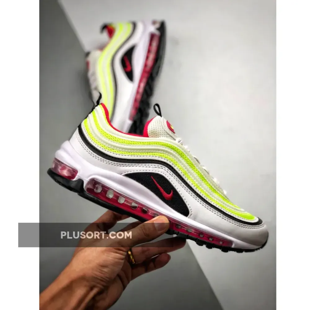 Nike WMNS Air Max 97 White/Rush Pink-Black-Volt CI9871-100