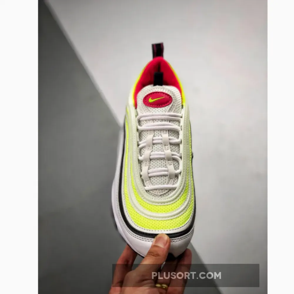 Nike WMNS Air Max 97 White/Rush Pink-Black-Volt CI9871-100
