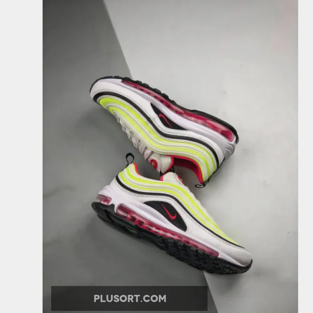 Nike WMNS Air Max 97 White/Rush Pink-Black-Volt CI9871-100
