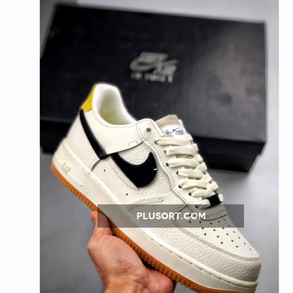 Nike Air Force 1 ‘Vandalized’ Sail/Black-Chrome Yellow-White BV0740-101