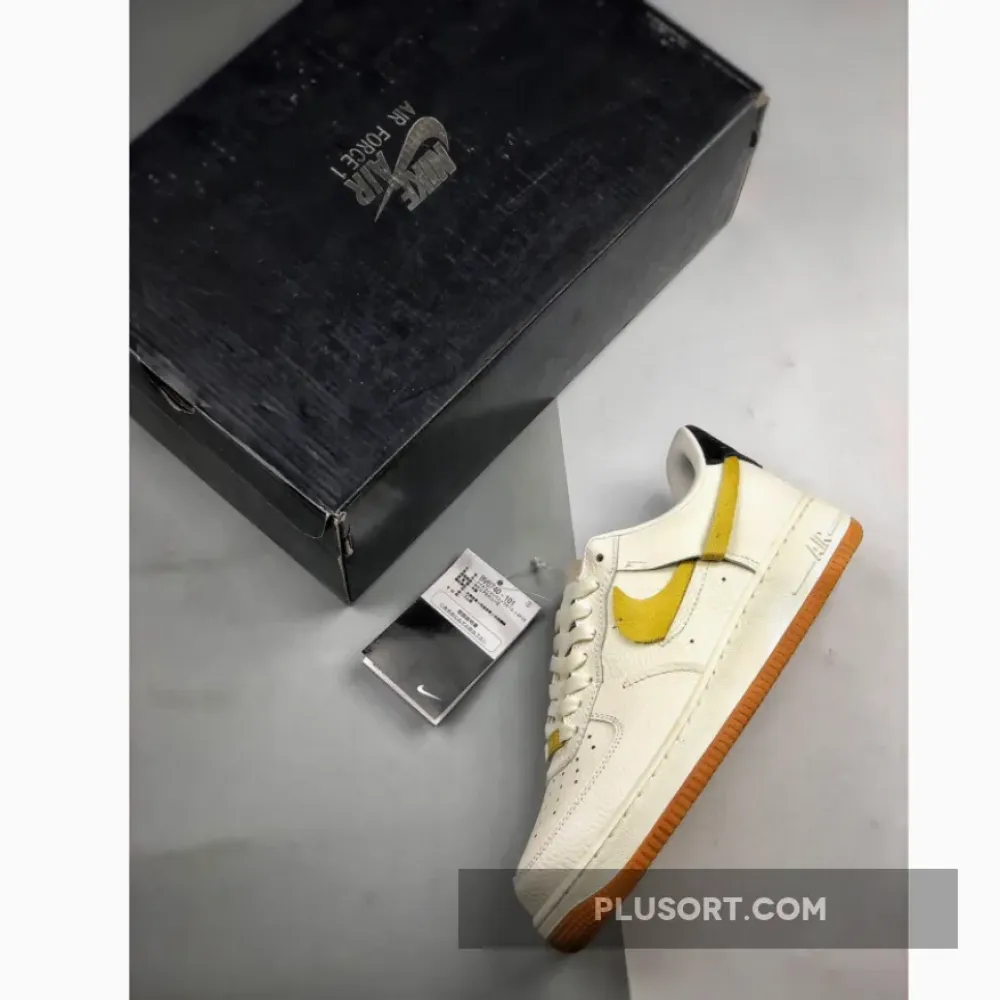 Nike Air Force 1 ‘Vandalized’ Sail/Black-Chrome Yellow-White BV0740-101