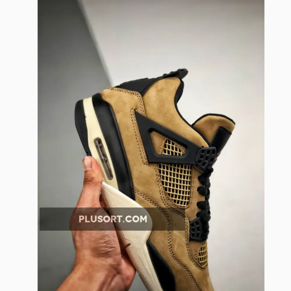 Air Jordan 4 Mushroom/Black-Fossil-Pale Ivory AQ9129-200