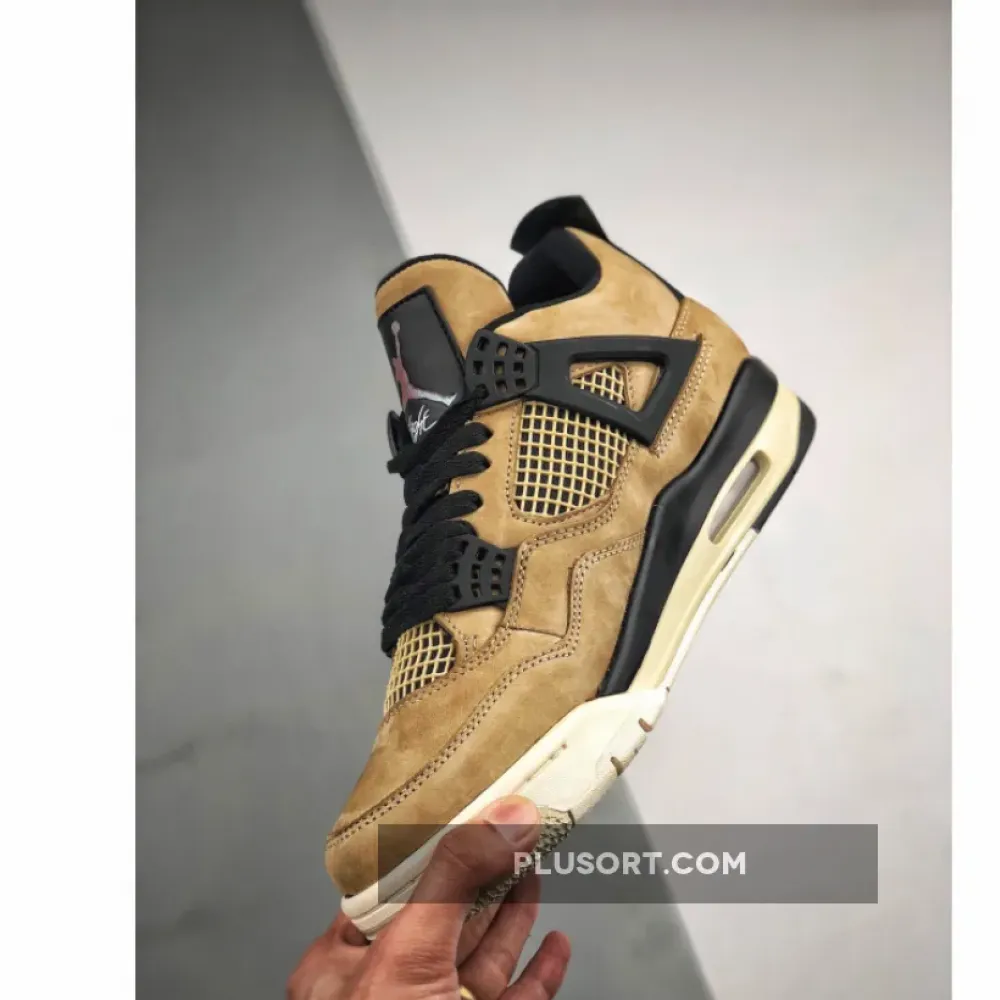 Air Jordan 4 Mushroom/Black-Fossil-Pale Ivory AQ9129-200