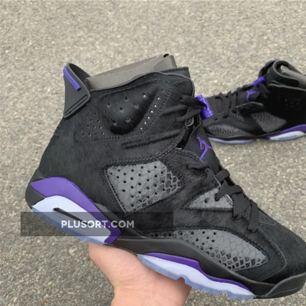 Social Status x Air Jordan 6 Black/Dark Concord AR2257-005