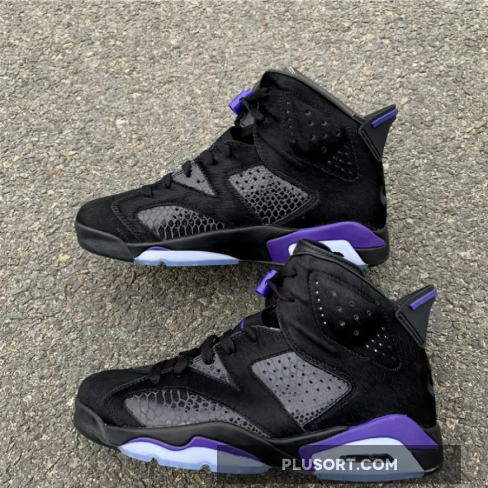 Social Status x Air Jordan 6 Black/Dark Concord AR2257-005