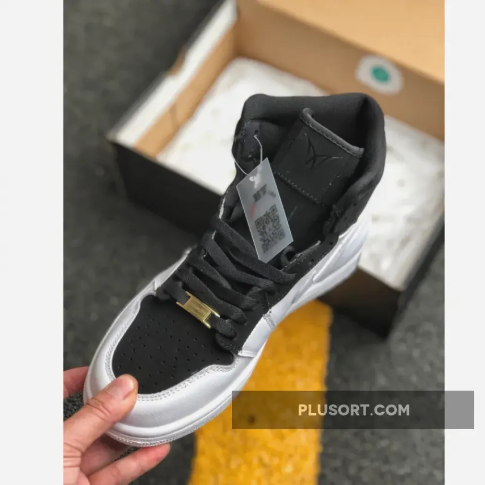 Air Jordan 1 Retro High “Equality” Black/White-Metallic Gold AQ7474-001