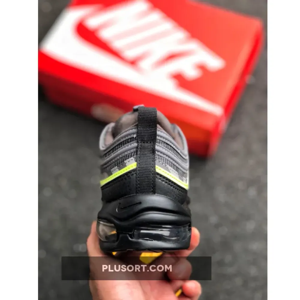 Nike Air Max 97 Thunder Grey/Lime Blast-Black  BV6057-001
