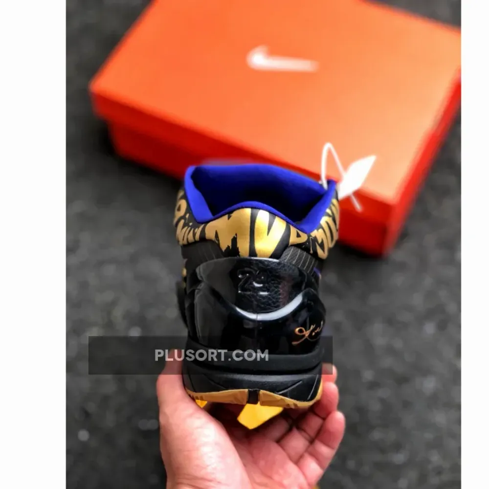 Nike Zoom Kobe 4 (Pop) “Finals” Black/Metallic Gold-Concord 354187-001