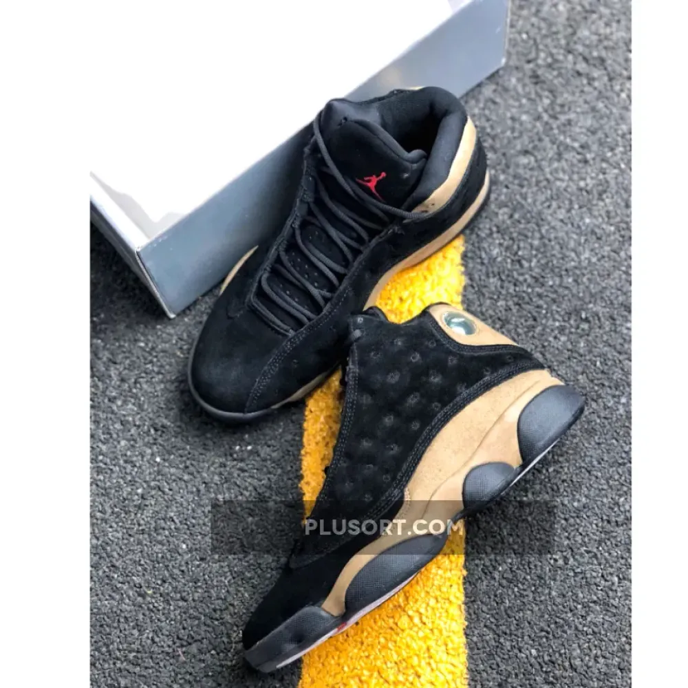 Air Jordan 13 Black/True Red-Light Olive 414571-006