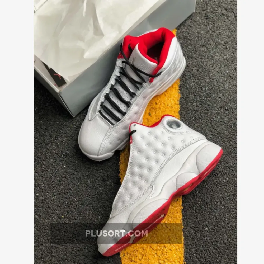 Air Jordan 13 “History of Flight” White/Metallic Silver-University Red 414571-103