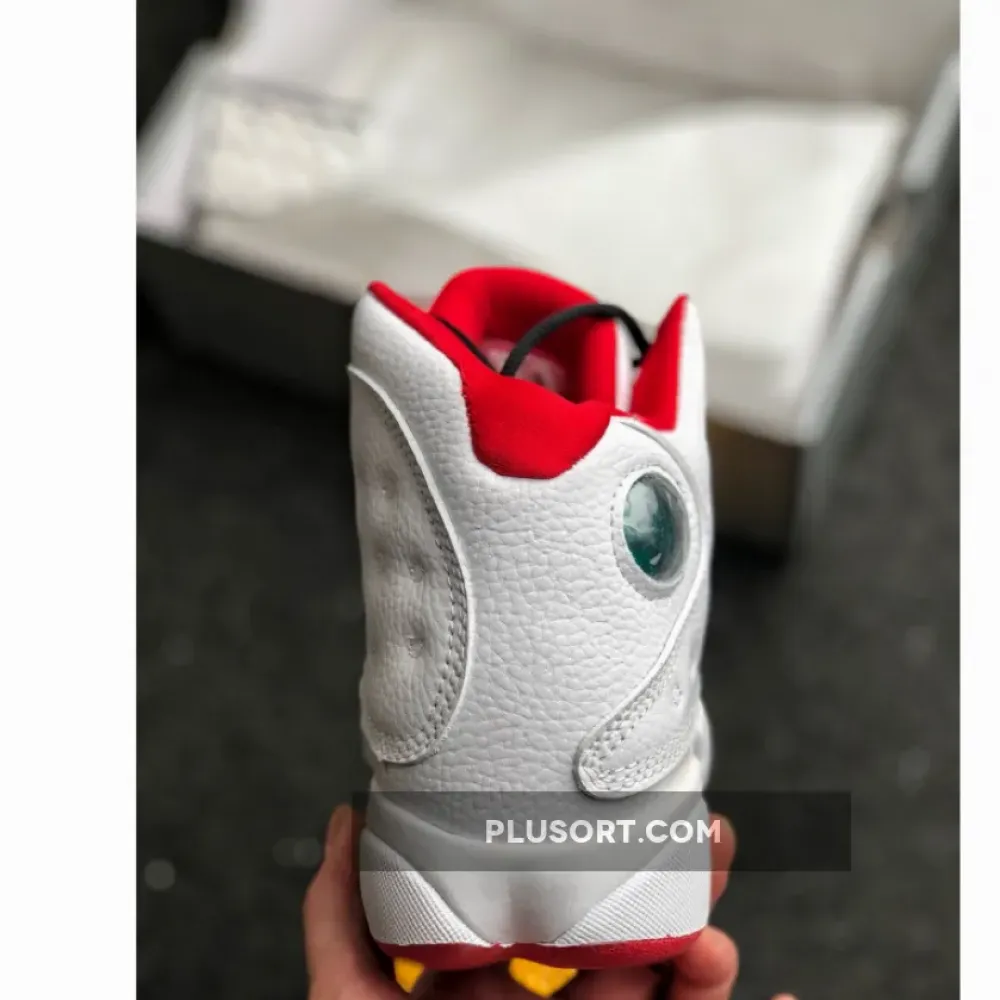 Air Jordan 13 “History of Flight” White/Metallic Silver-University Red 414571-103