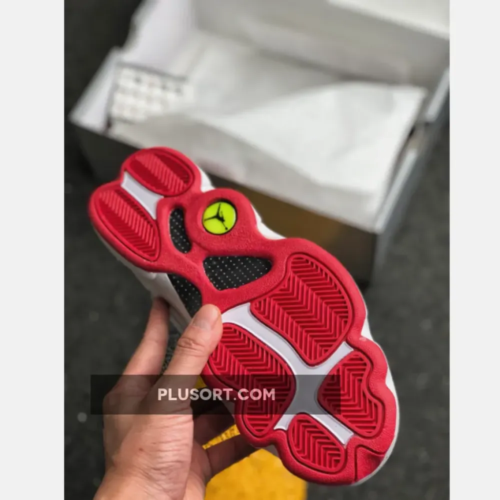 Air Jordan 13 “History of Flight” White/Metallic Silver-University Red 414571-103