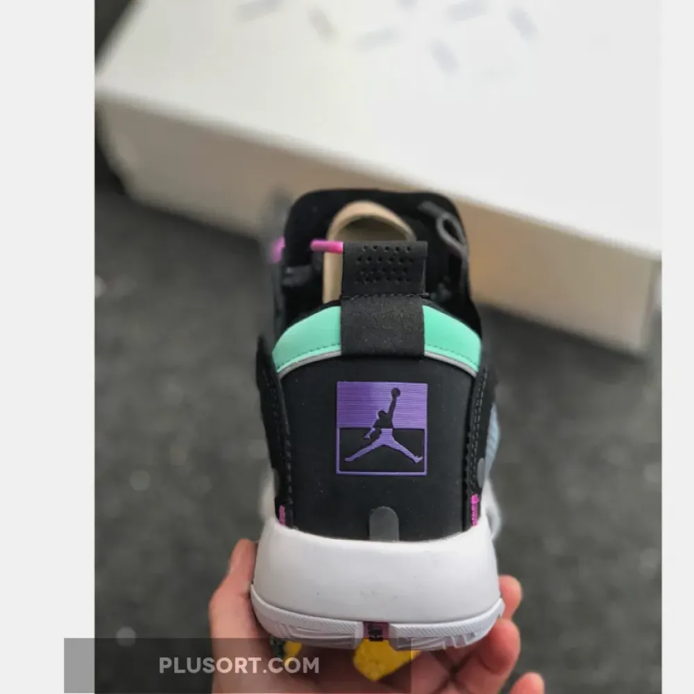 Air Jordan 34 Blue Void/Green Glow-Black-Metallic Silver AR3240-400