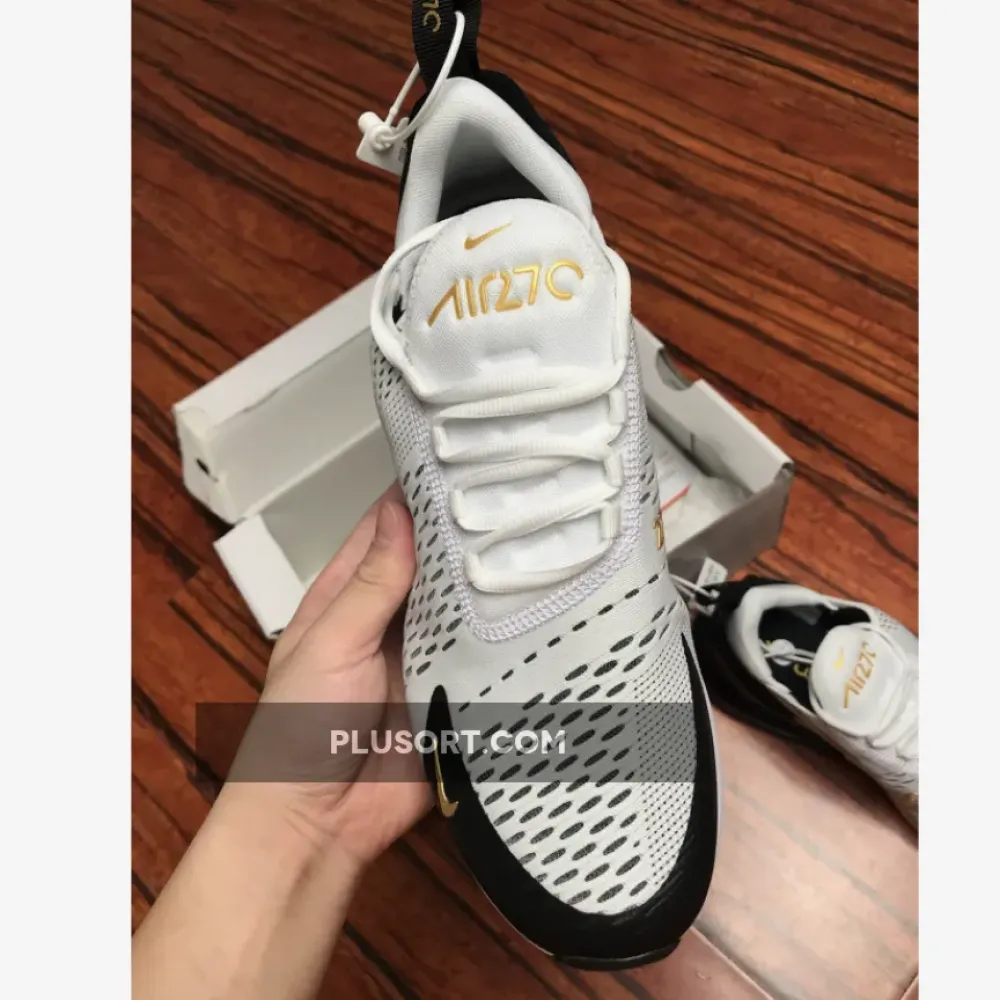 Nike Air Max 270 White/Metallic Gold/Black AV7892-100