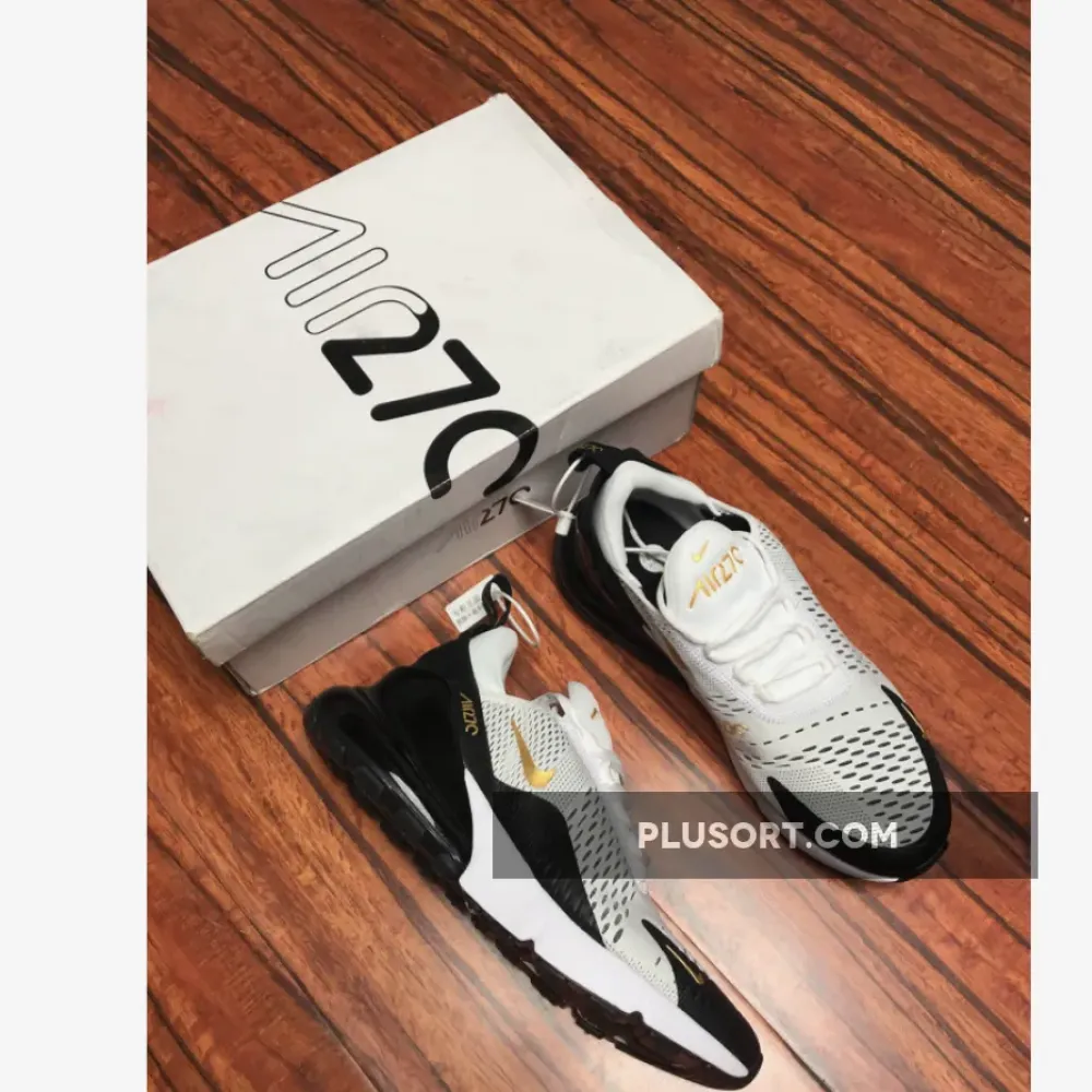 Nike Air Max 270 White/Metallic Gold/Black AV7892-100