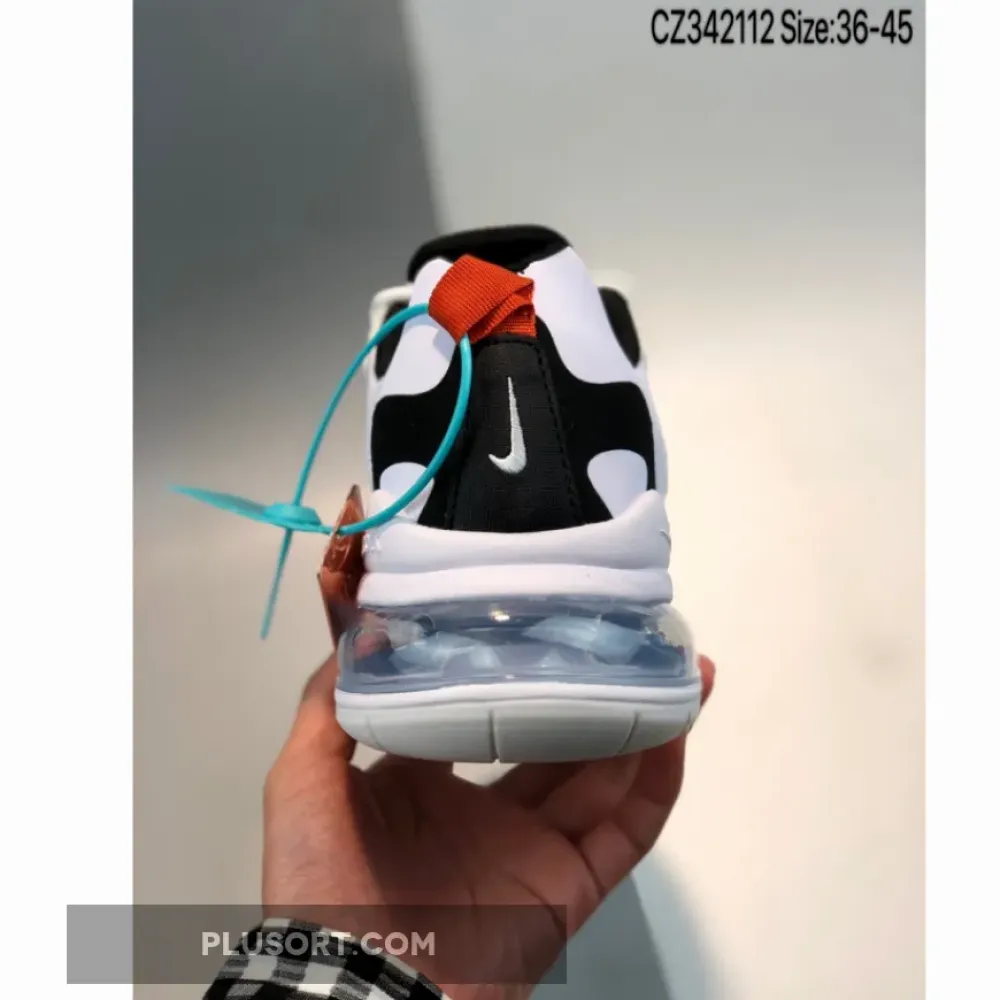 Nike Air Max 270 React Black/White-Metallic Gold CT3433-001