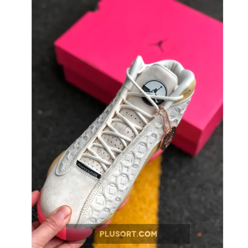 Air Jordan 13 Retro ‘CNY’ Pale Ivory/Black-Digital Pink-Club Gold CW4409-100