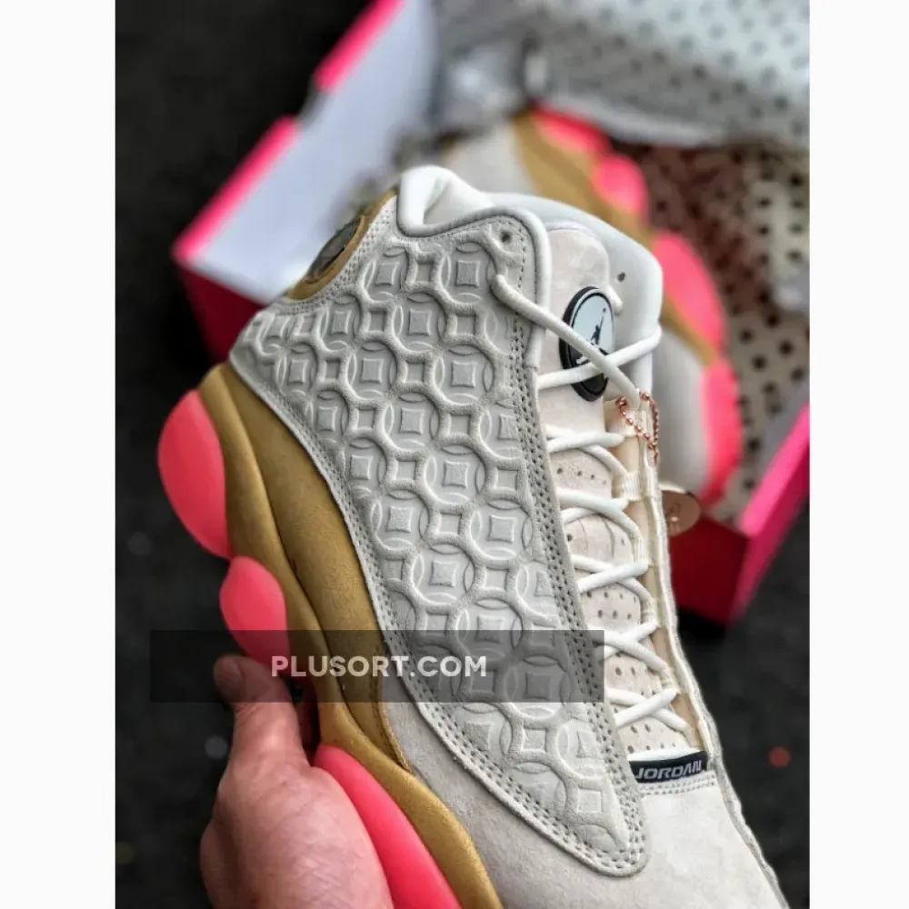 Air Jordan 13 Retro ‘CNY’ Pale Ivory/Black-Digital Pink-Club Gold CW4409-100