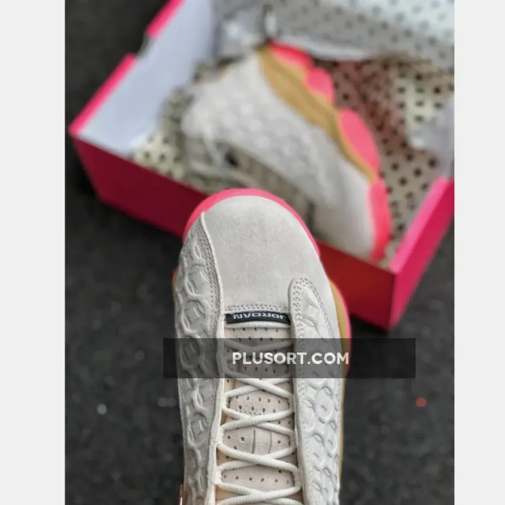 Air Jordan 13 Retro ‘CNY’ Pale Ivory/Black-Digital Pink-Club Gold CW4409-100