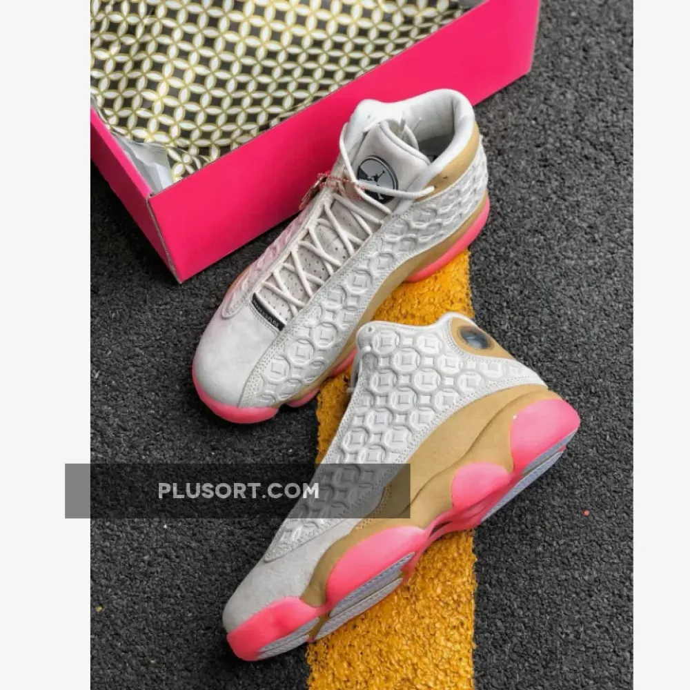 Air Jordan 13 Retro ‘CNY’ Pale Ivory/Black-Digital Pink-Club Gold CW4409-100