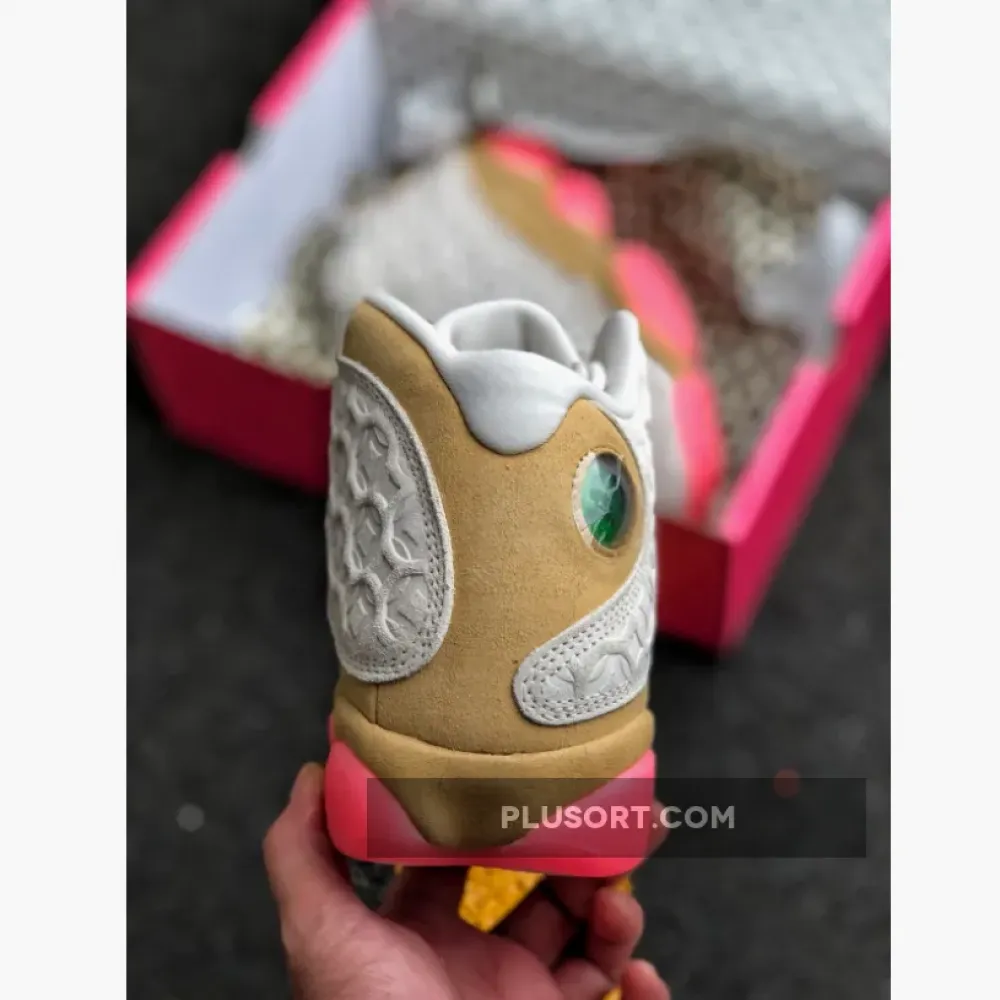 Air Jordan 13 Retro ‘CNY’ Pale Ivory/Black-Digital Pink-Club Gold CW4409-100