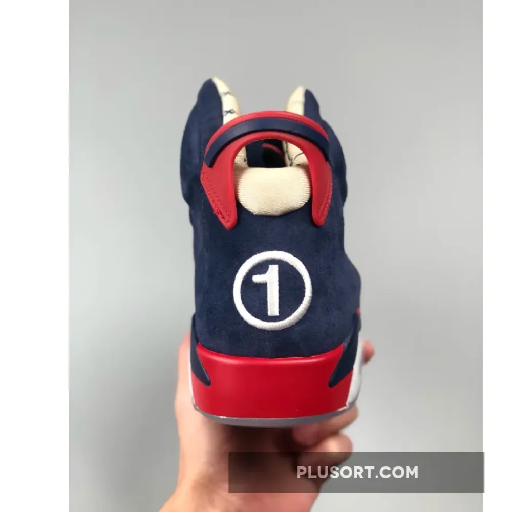 Air Jordan 6 Doernbecher Navy/White-Varsity Red-Metallic Gold CI6293-416