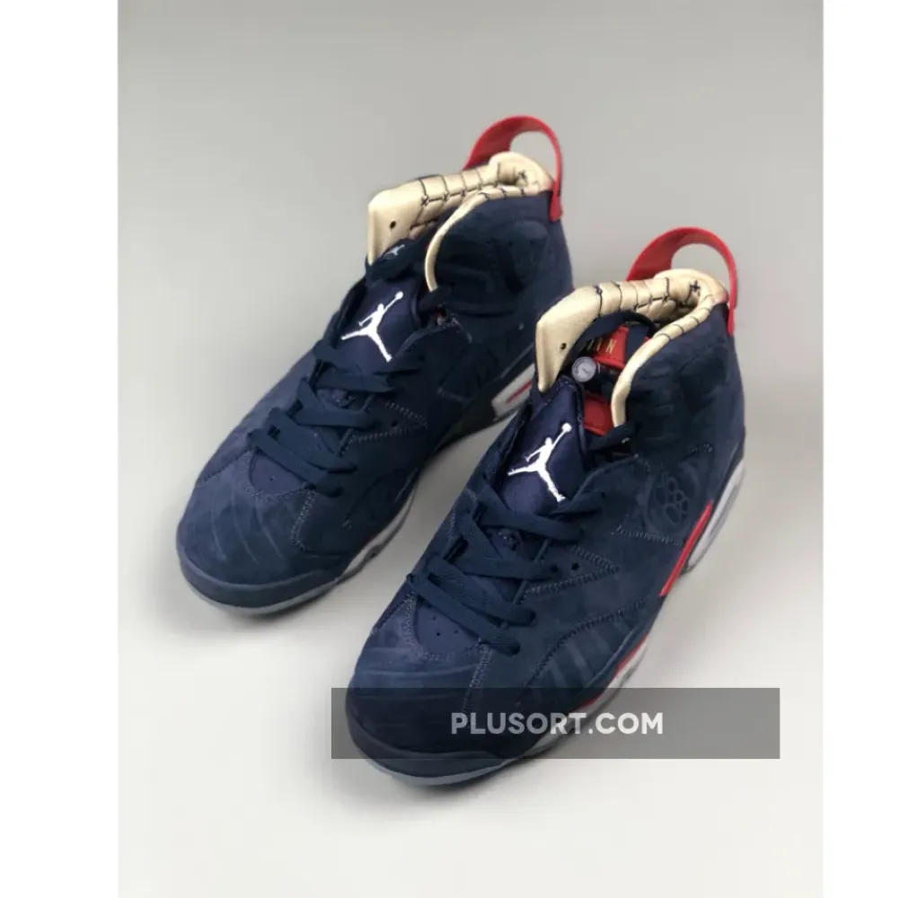 Air Jordan 6 Doernbecher Navy/White-Varsity Red-Metallic Gold CI6293-416