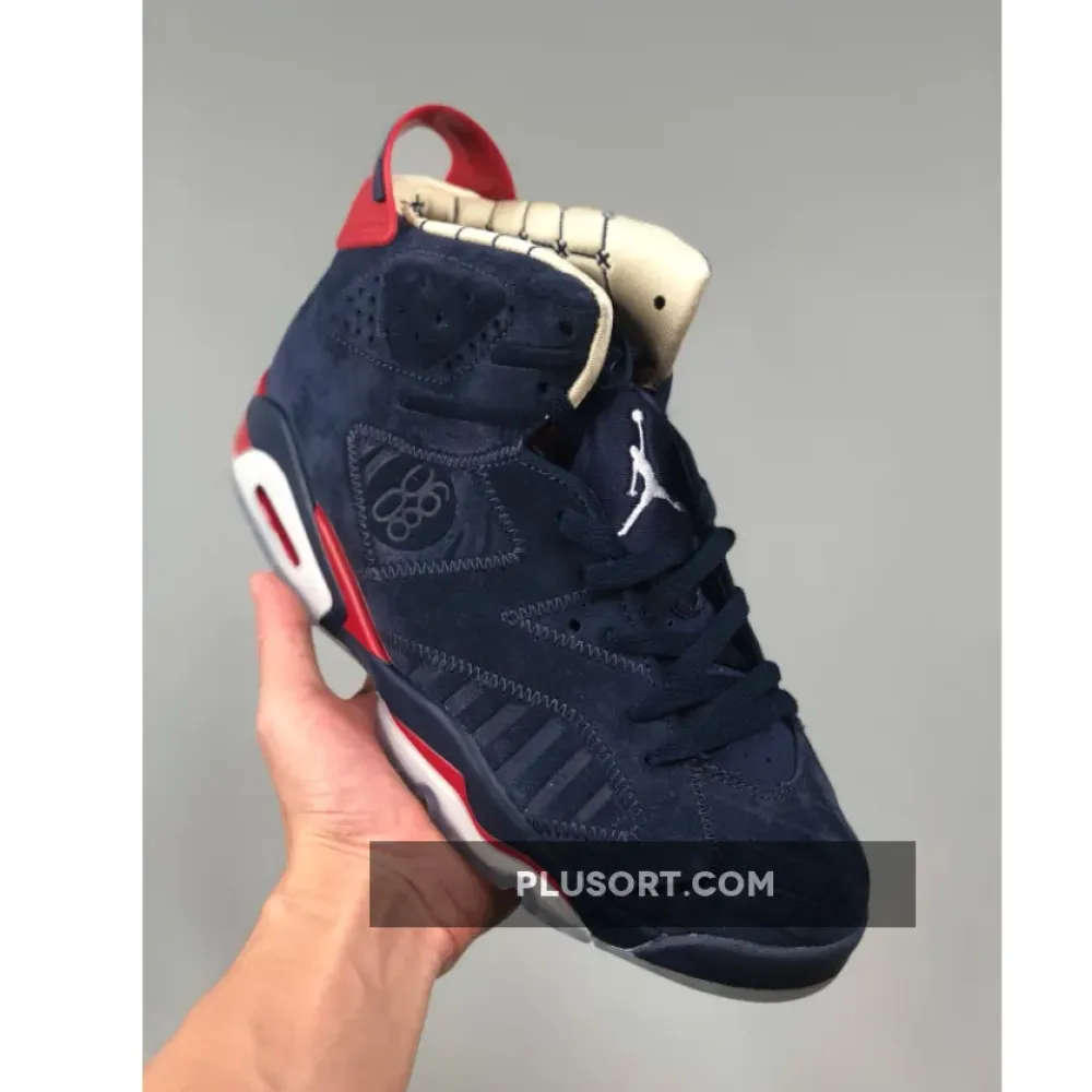 Air Jordan 6 Doernbecher Navy/White-Varsity Red-Metallic Gold CI6293-416