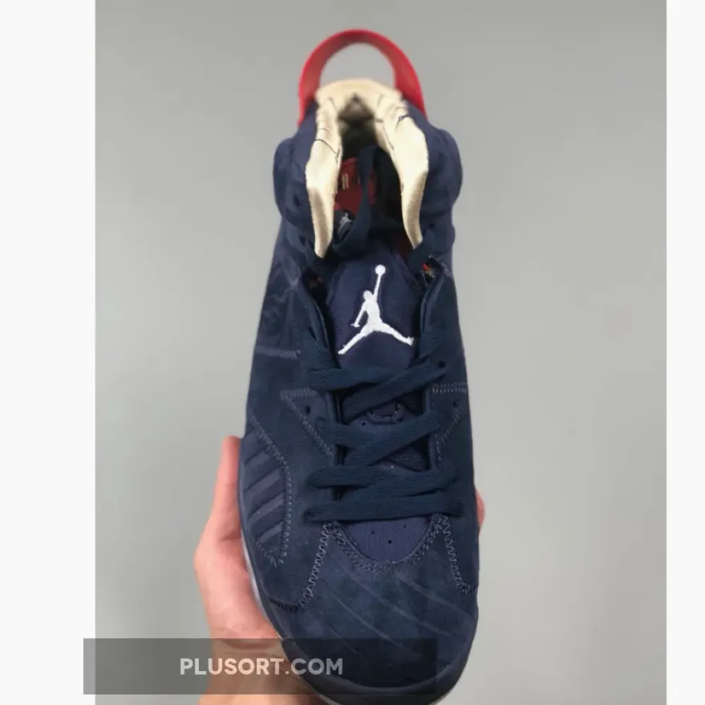 Air Jordan 6 Doernbecher Navy/White-Varsity Red-Metallic Gold CI6293-416
